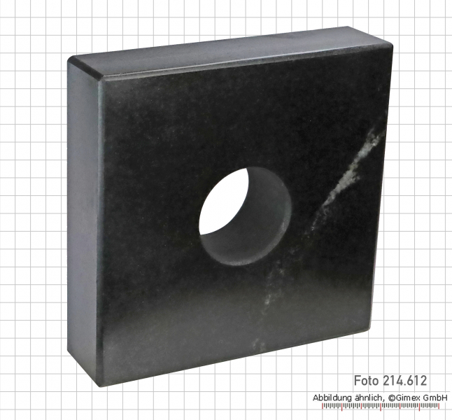 Präzisionswinkel aus Granit 90°,  100 x 63 x 16 mm